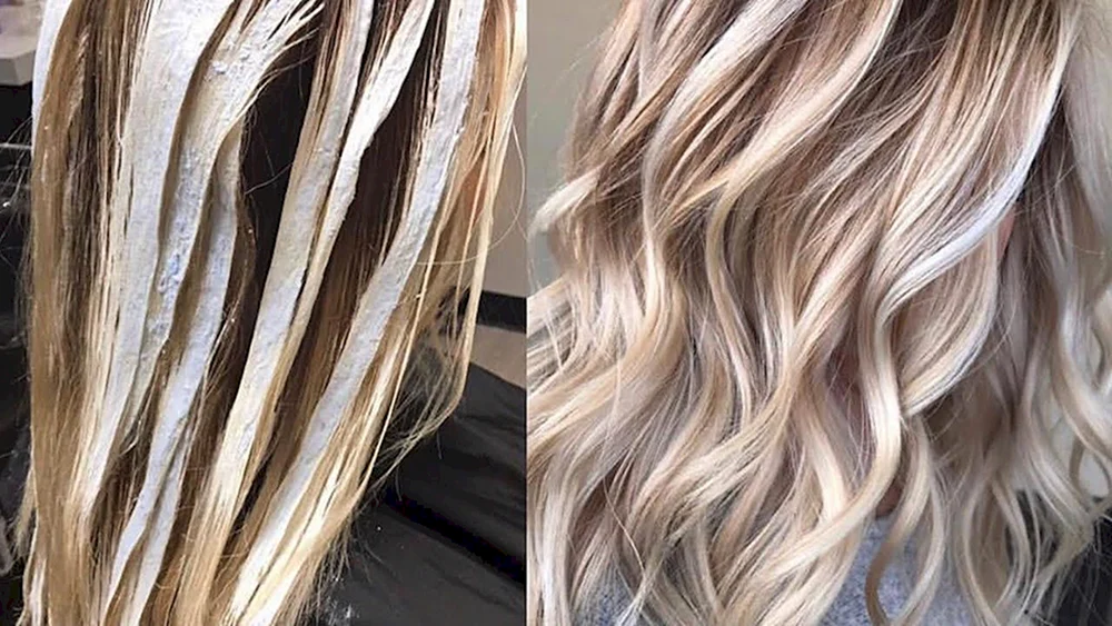 Balayage für balayage blondes Haar