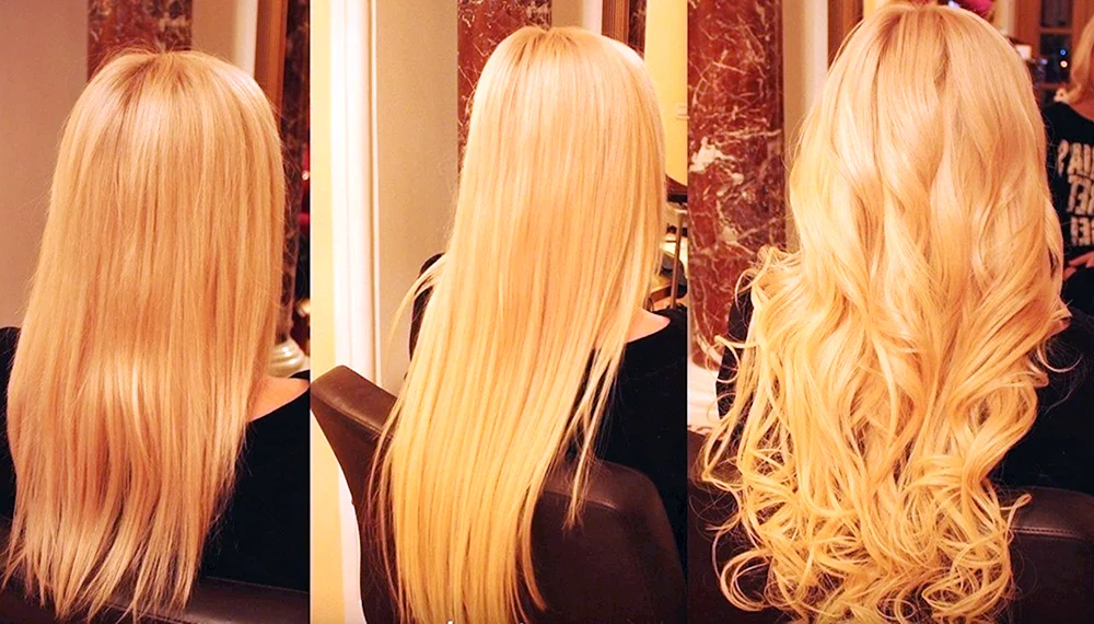 Kalte blonde Haarfarbe