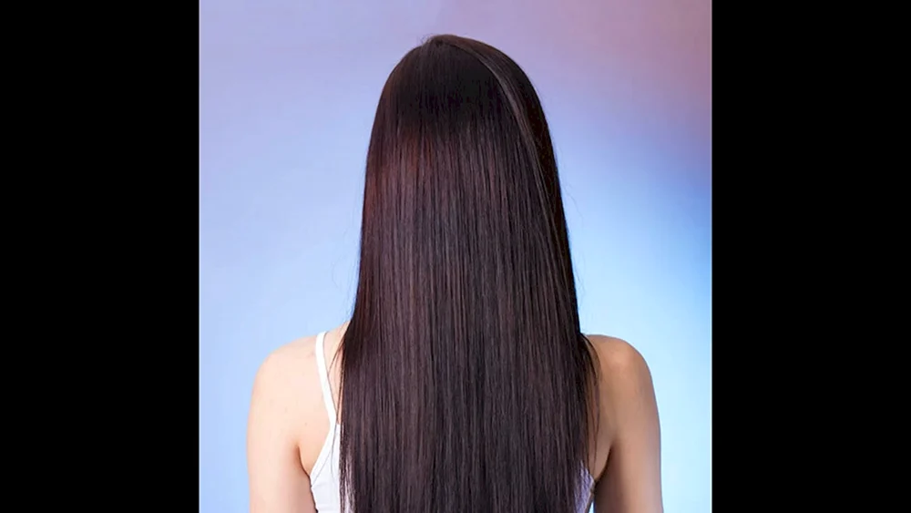 Langes glattes Haar