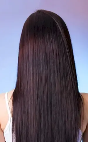 Langes glattes Haar