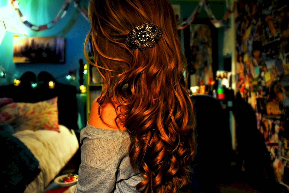 Mädchen mit rotem Haar