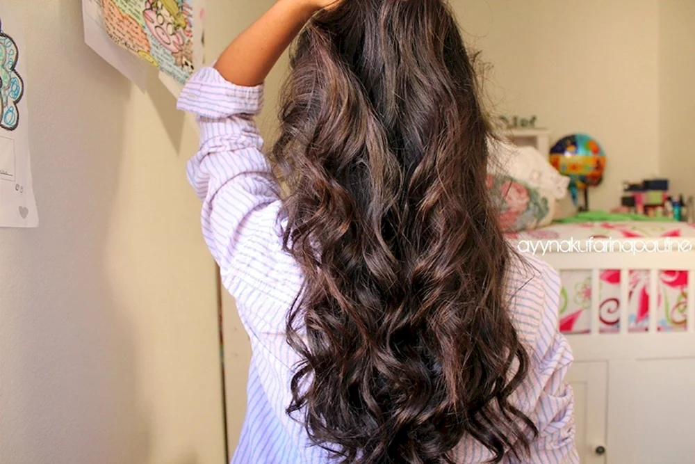 Langes Haar glattes Haar