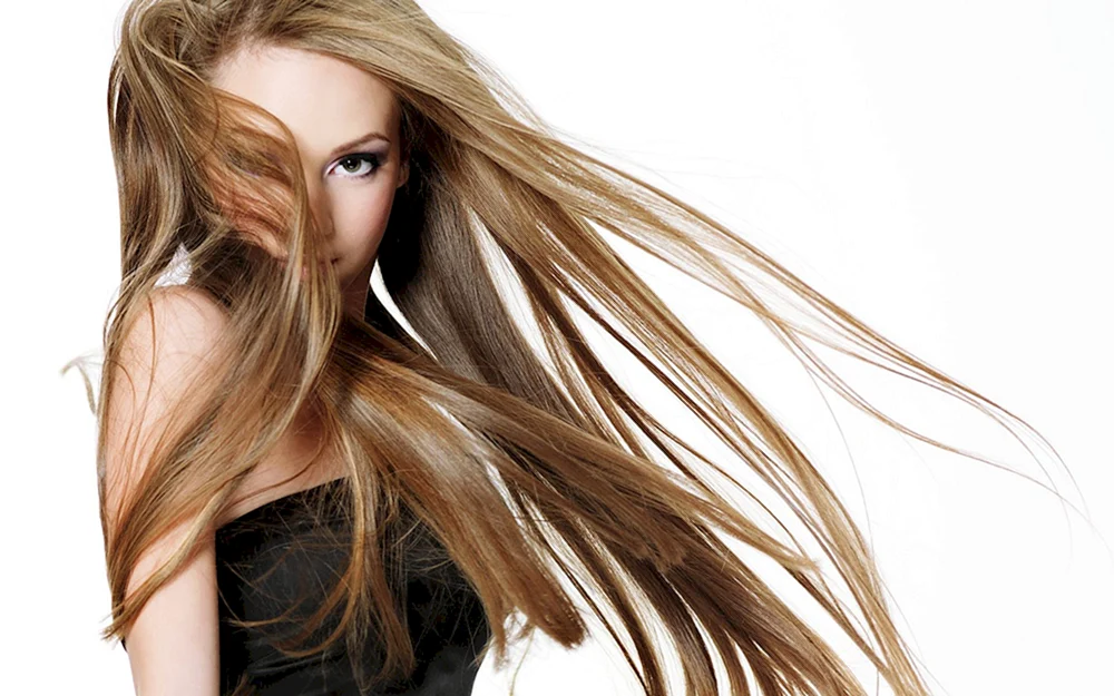 Ombré-Haarverlängerungen auf dunklem Haar