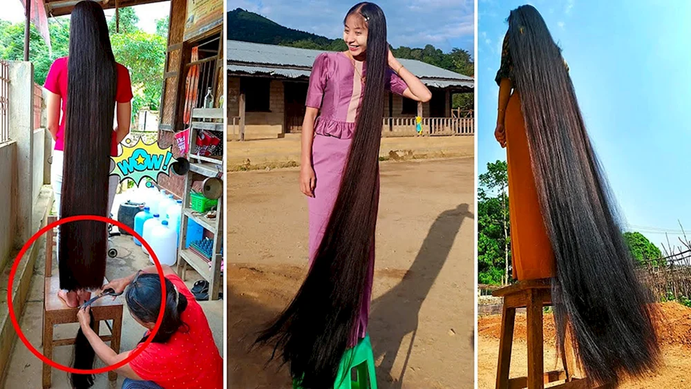 Lange Haare Rapunzel