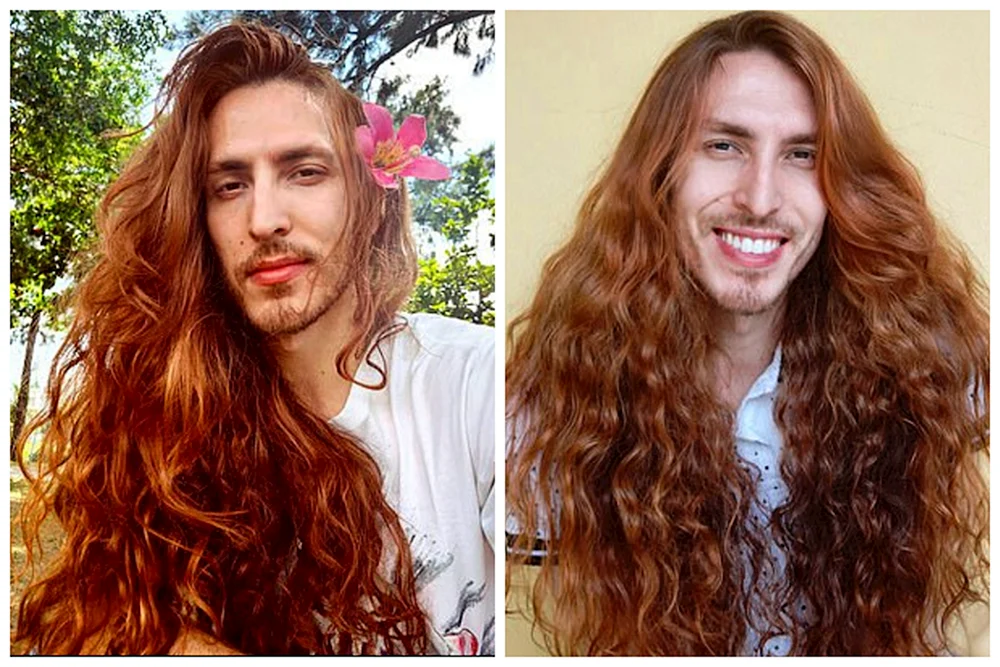 Flaumige Haare