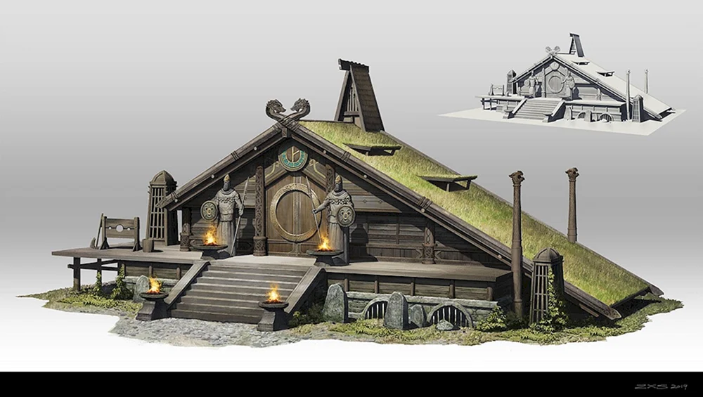 Wikinger-Jarls-Haus Valheim