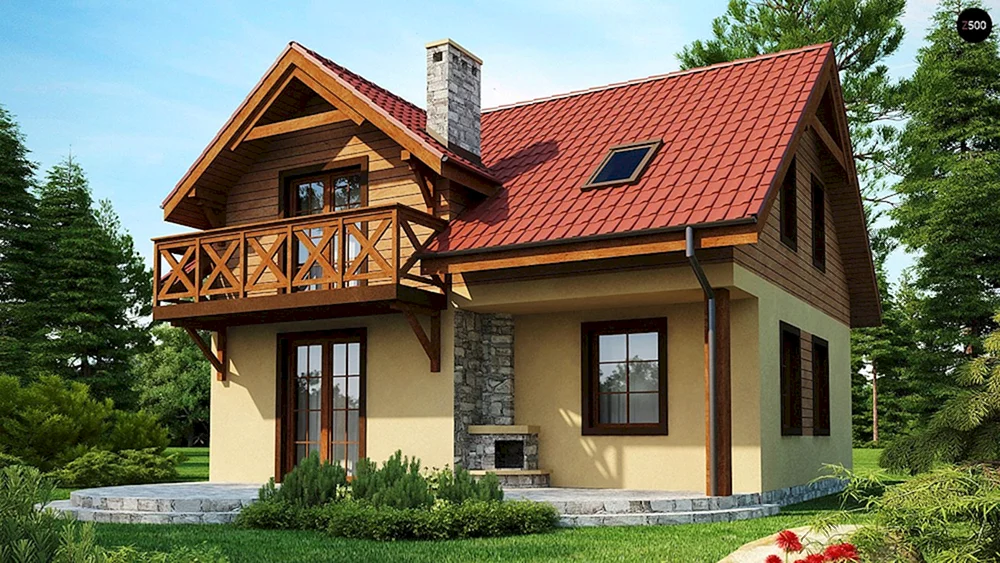 Einstöckiges Haus mit Dachgeschoss 200m2