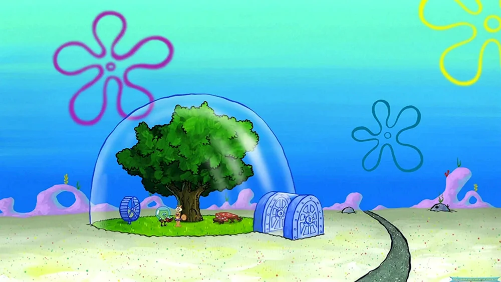 Sandys Haus von SpongeBob