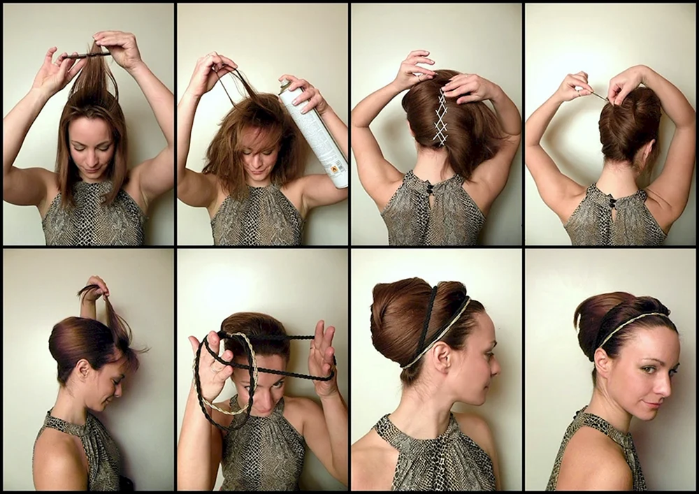 Hausgemachte Frisuren