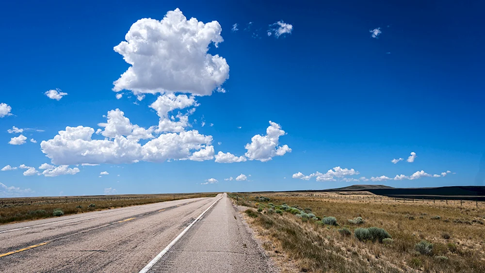 Straße in den Himmel