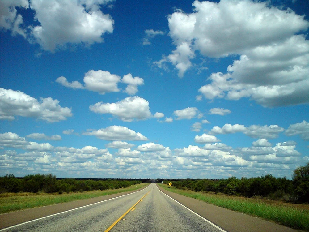 Straße in den Himmel