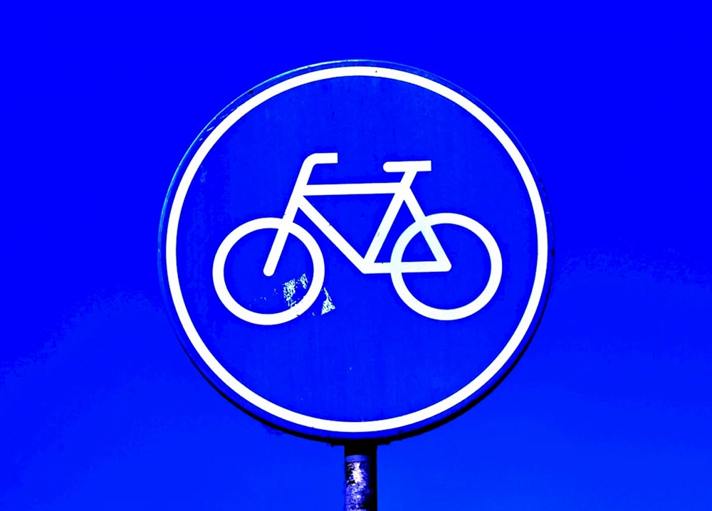 Fahrradweg-Beschilderung