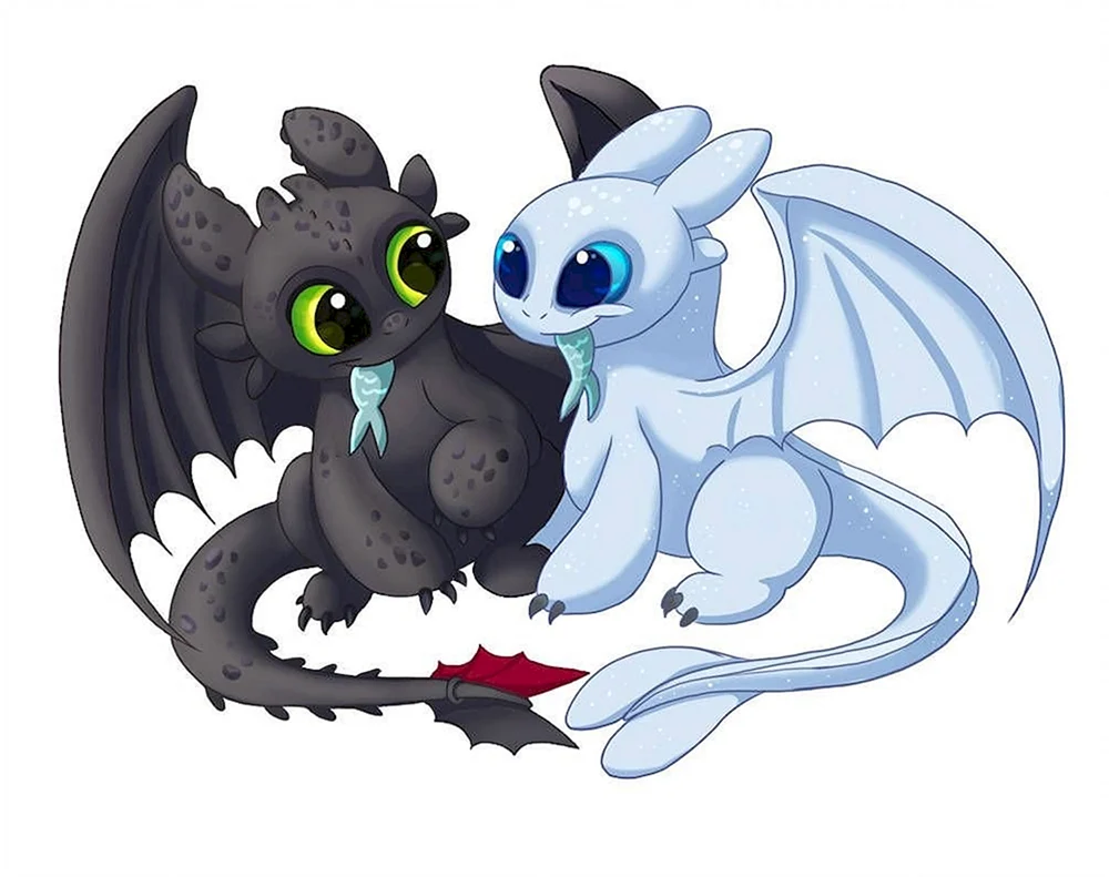 Drachen Zahnlos und Tagschatten