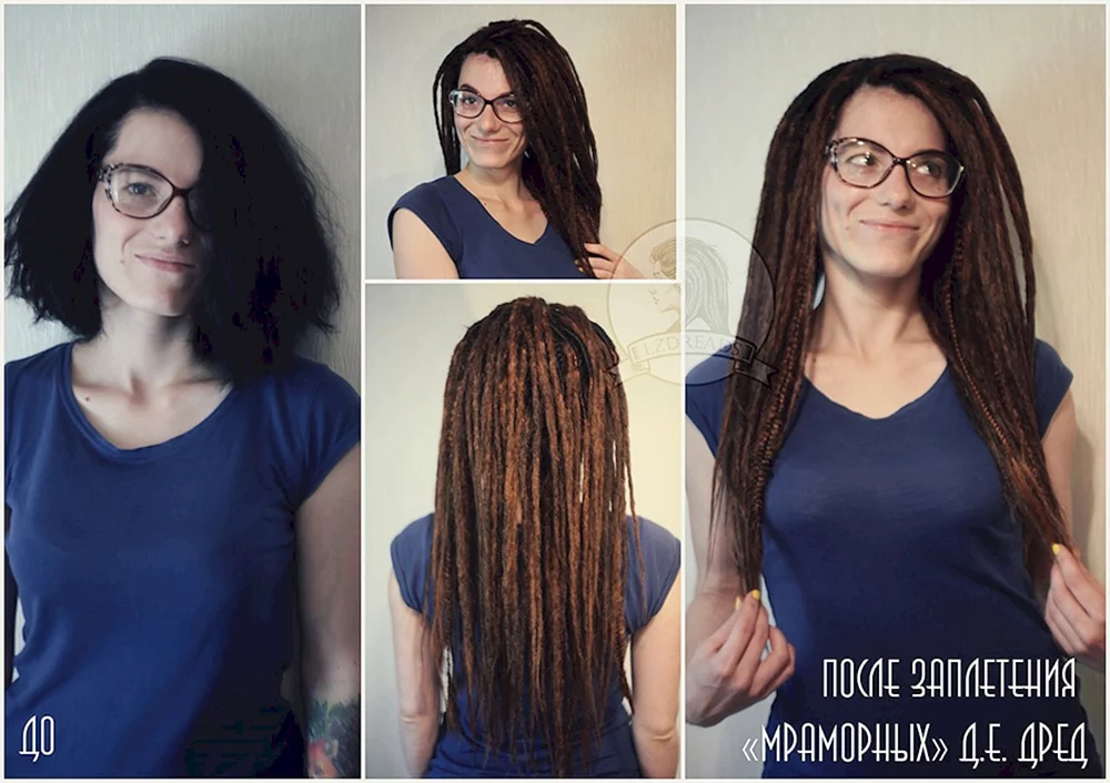 Haar nach Dreadlocks