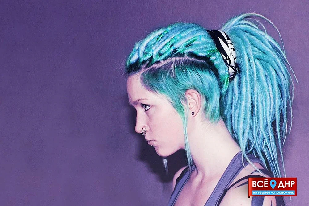 Dreadlocks Mädchen mit Dreadlocks