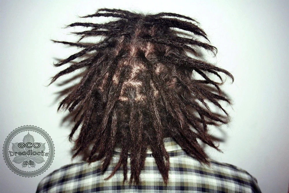 Dreadlocks mit scharfen Enden
