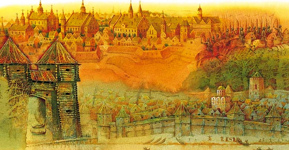 Altes Russland Hintergrund