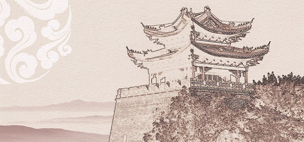 Altes China Hintergrund
