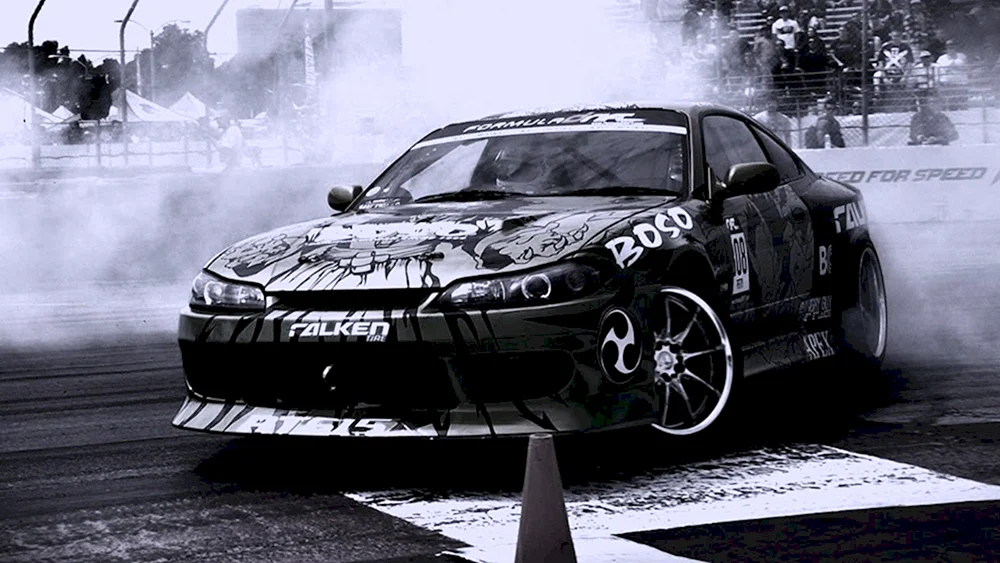 Drifting. Autos