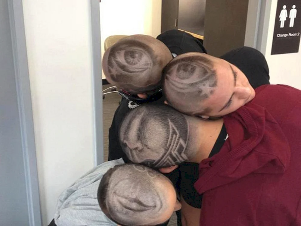 Tollpatschige Frisuren