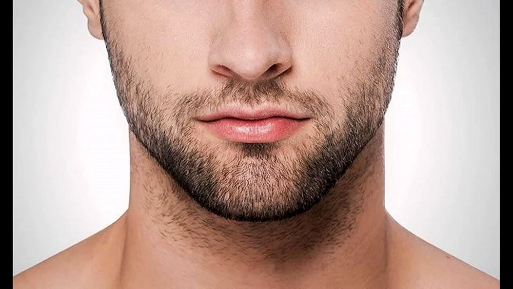 Männliche Lippen küssen