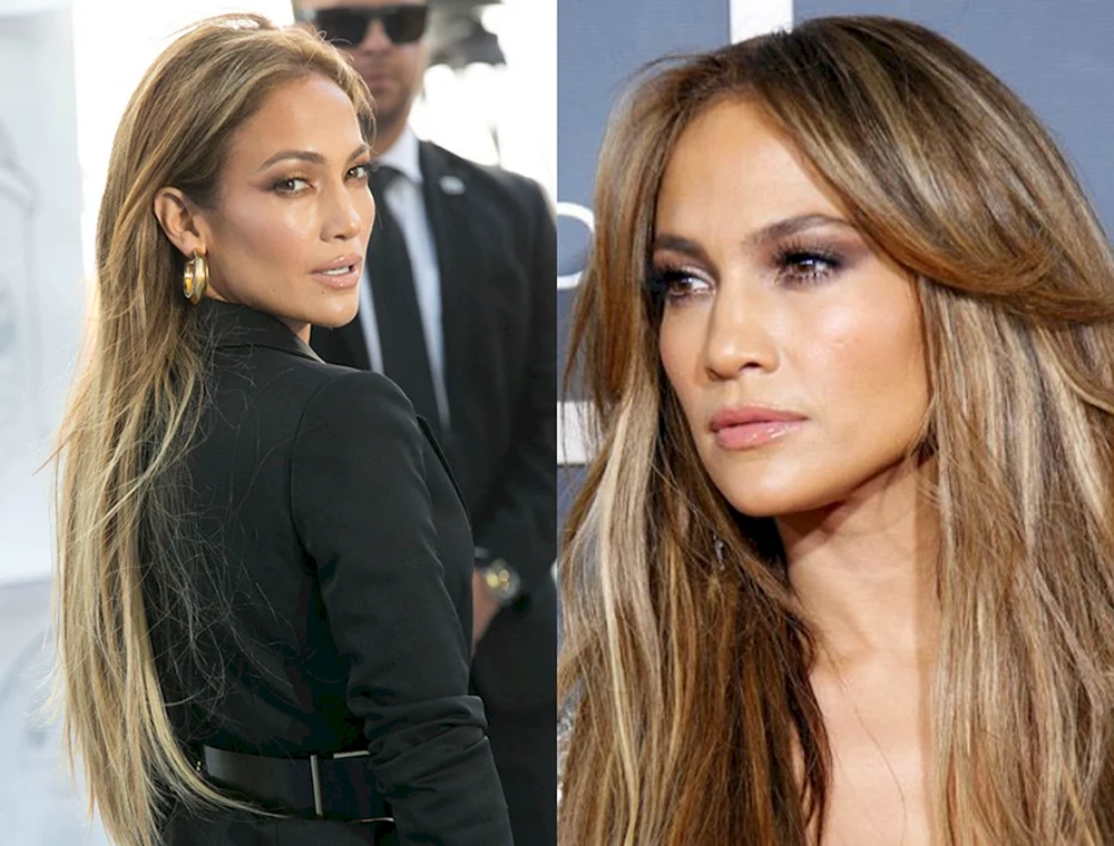 Jennifer Lopez Haare bräunen