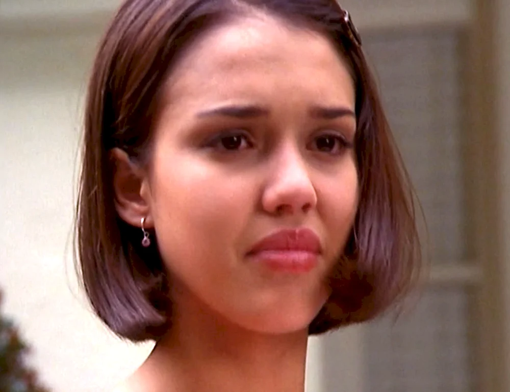 Jessica Alba with bangs