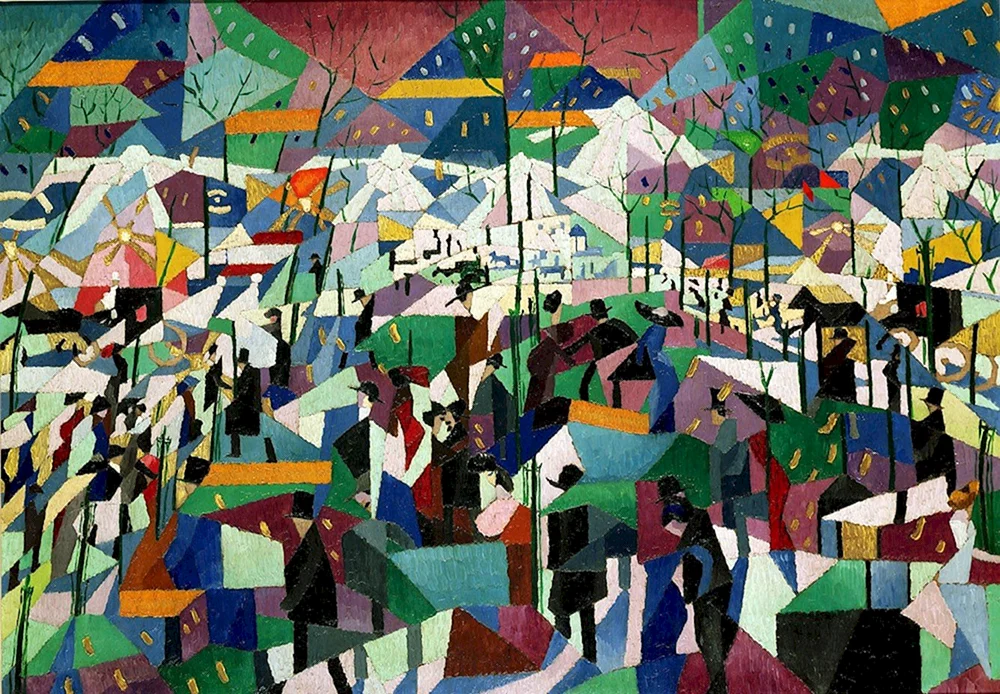Gino Severini Boulevard 1910