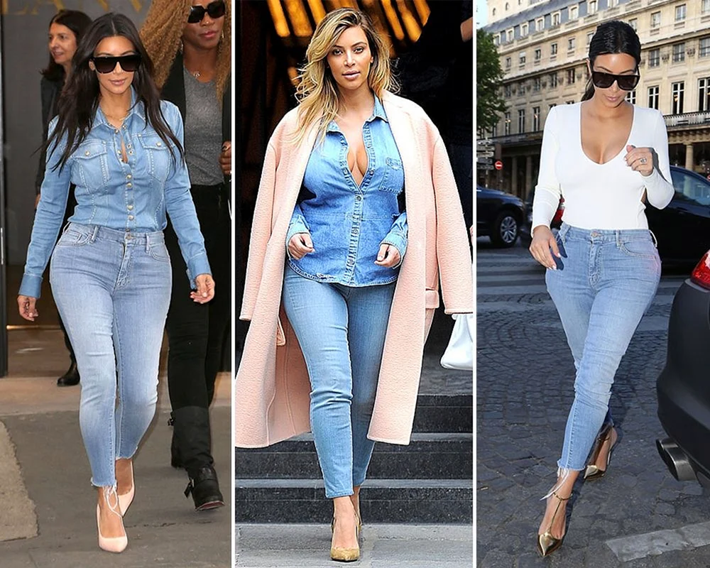 Jeans Mom Kim Kardashian