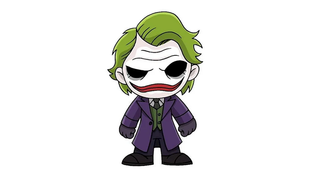 Heath Ledger's Joker Zeichnung