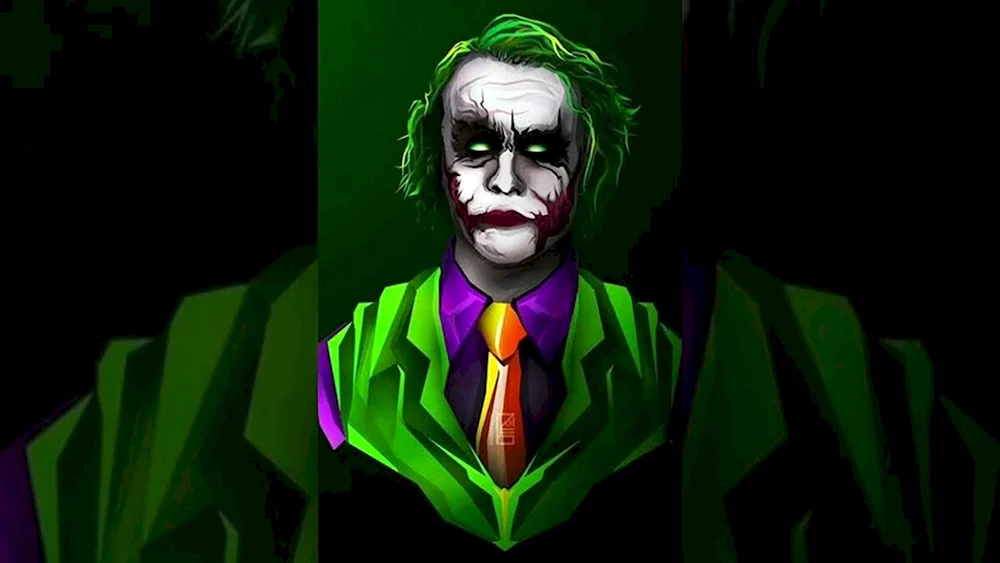 Joker hit Ledger neon