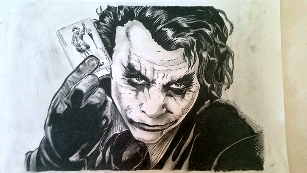 Joker Zeichnung