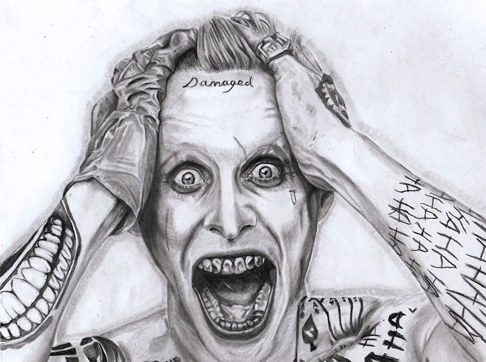 Joker hit Ledger Zeichnung