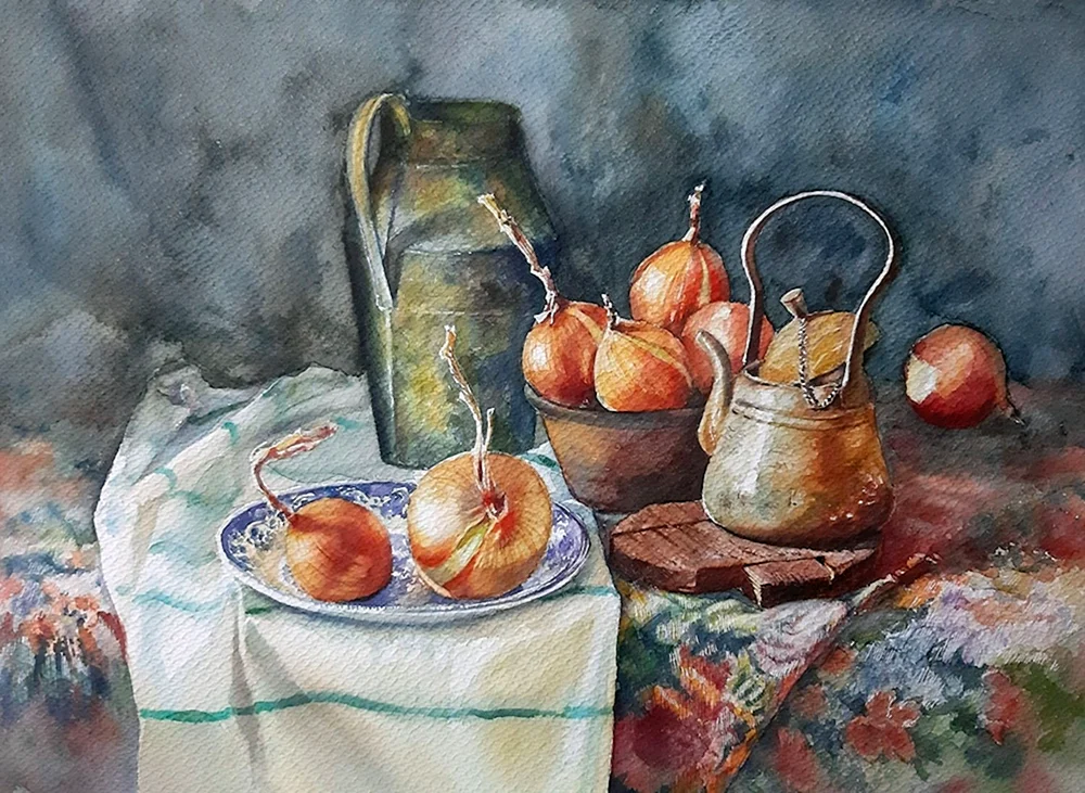 Akademisches Rangtasvir-Stillleben-Aquarell Akademische Malerei