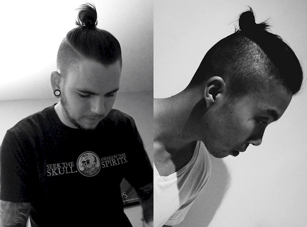 Johnny Depp Topknot