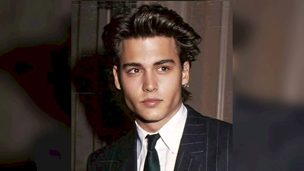 Johnny Depp als junger Mann