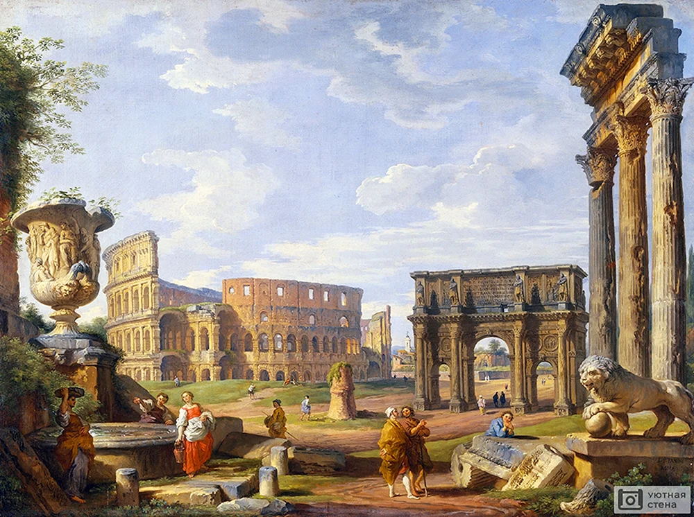 Hubert Robert. Ruinen