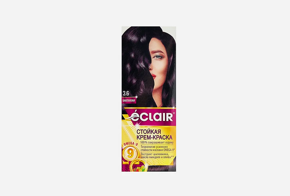 Eclair Haarfarbstoff Palette