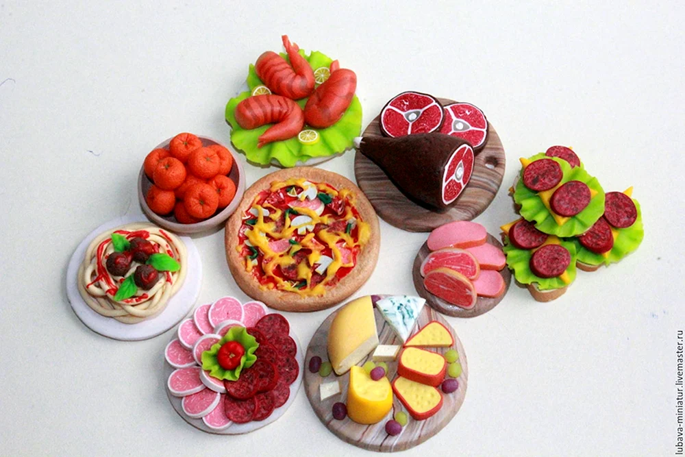 Miniaturnahrung aus Polymer Clay für Anfänger