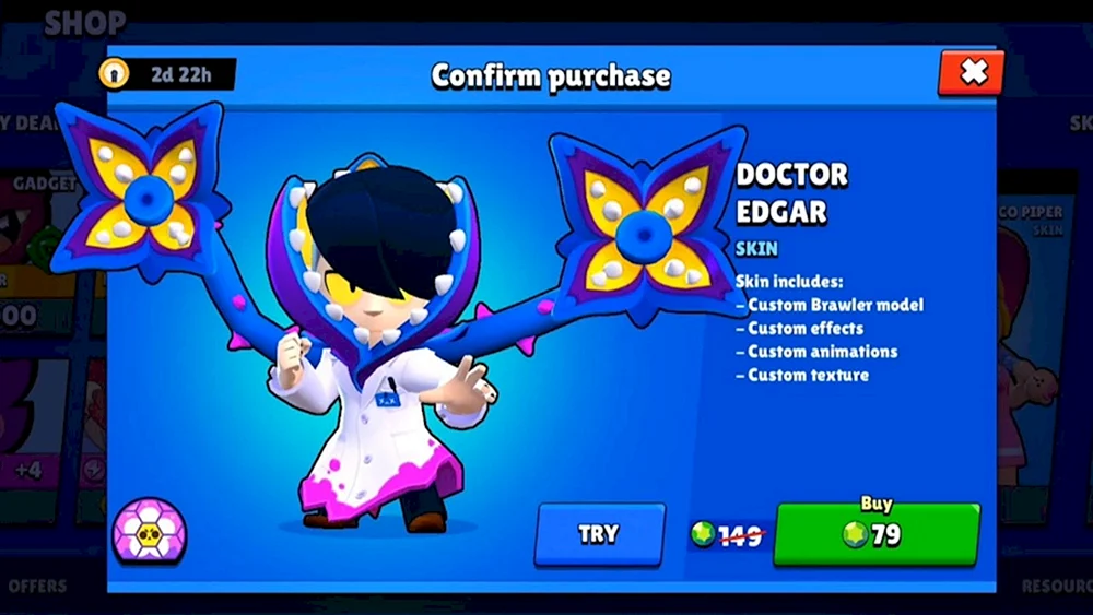 Spike Brawl Silvester Edgar Brawl Stars