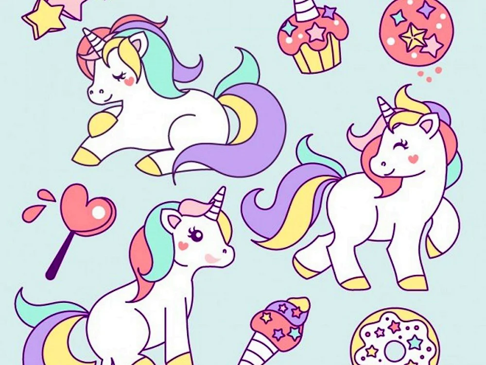 Süßes Einhorn