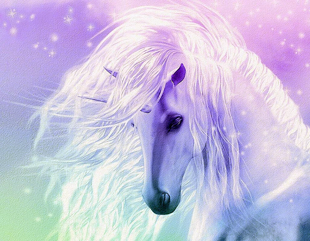 Freyas Einhorn Diamantmosaik