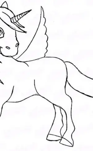 Einhorn Zeichnung