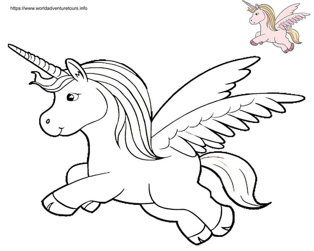 Einhorn Zeichnung