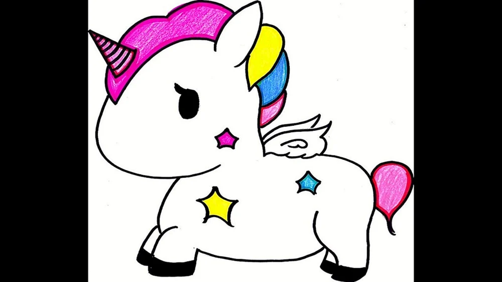 Einhorn Zeichnung
