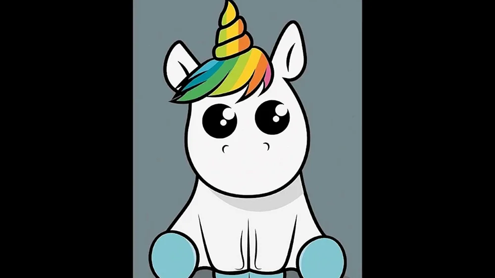 Einhorn Zeichnung