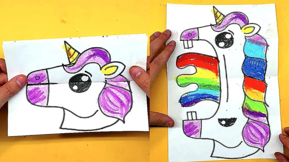 Einhorn Bleistiftzeichnung