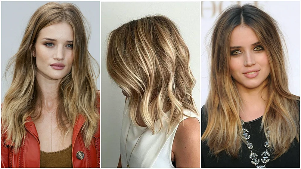 Mehrsträhnige Balayage