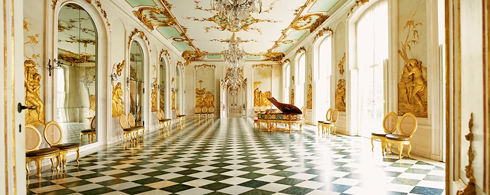 Der Catherine Palace Ballsaal 19 Jahrhundert