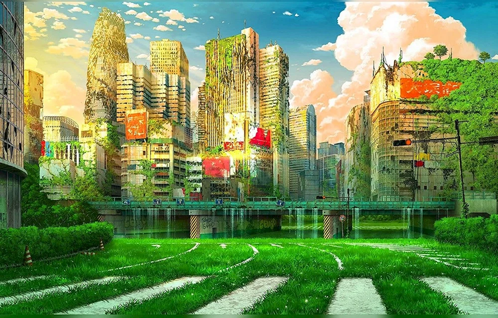 Neo Futurismus in der Architektur Future City
